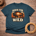 Born for the Wild Buffalo Sunset T-shirt