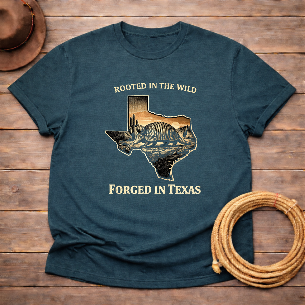 Forged in Texas Armadillo T-shirt