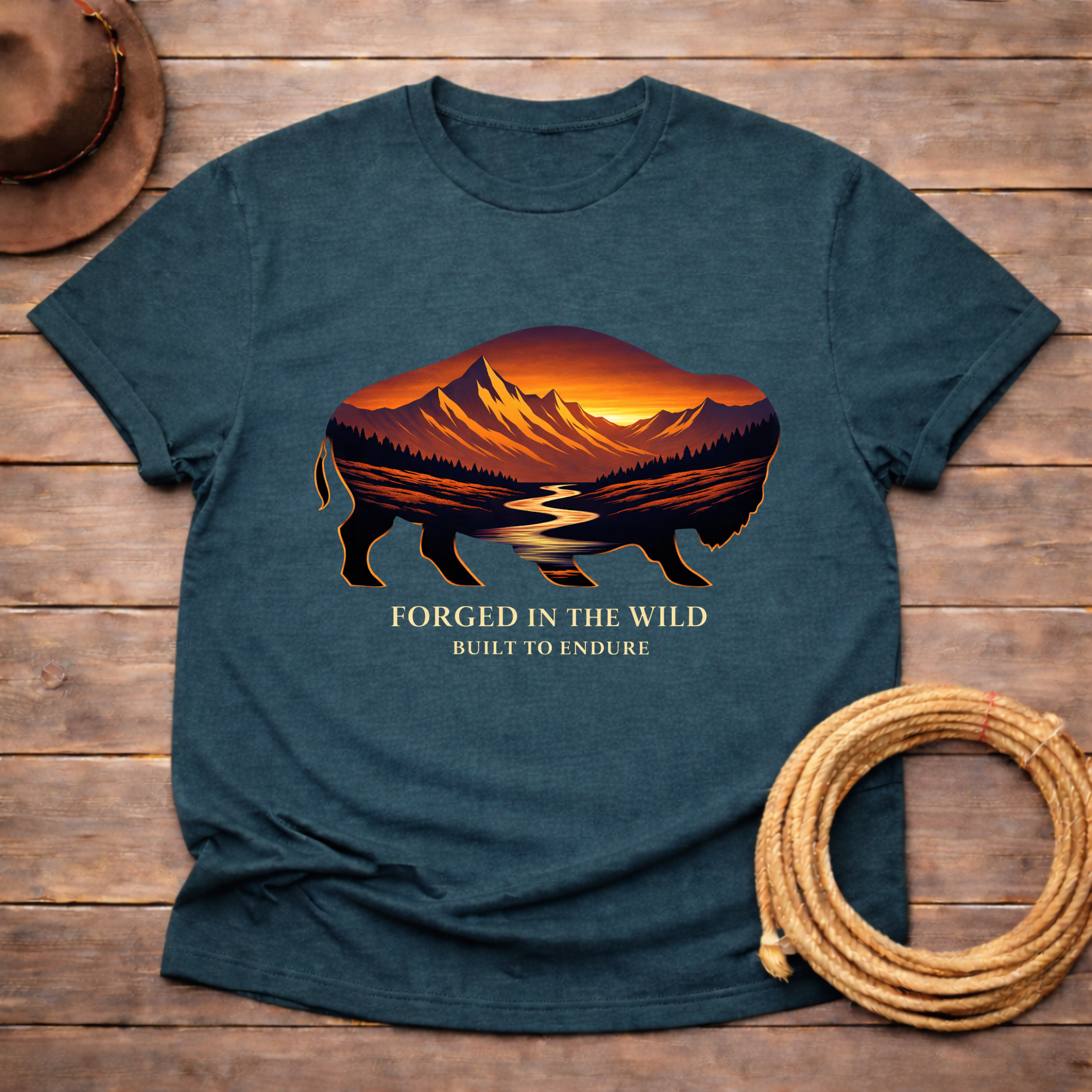 Forged in the Wild Sunset T-shirt
