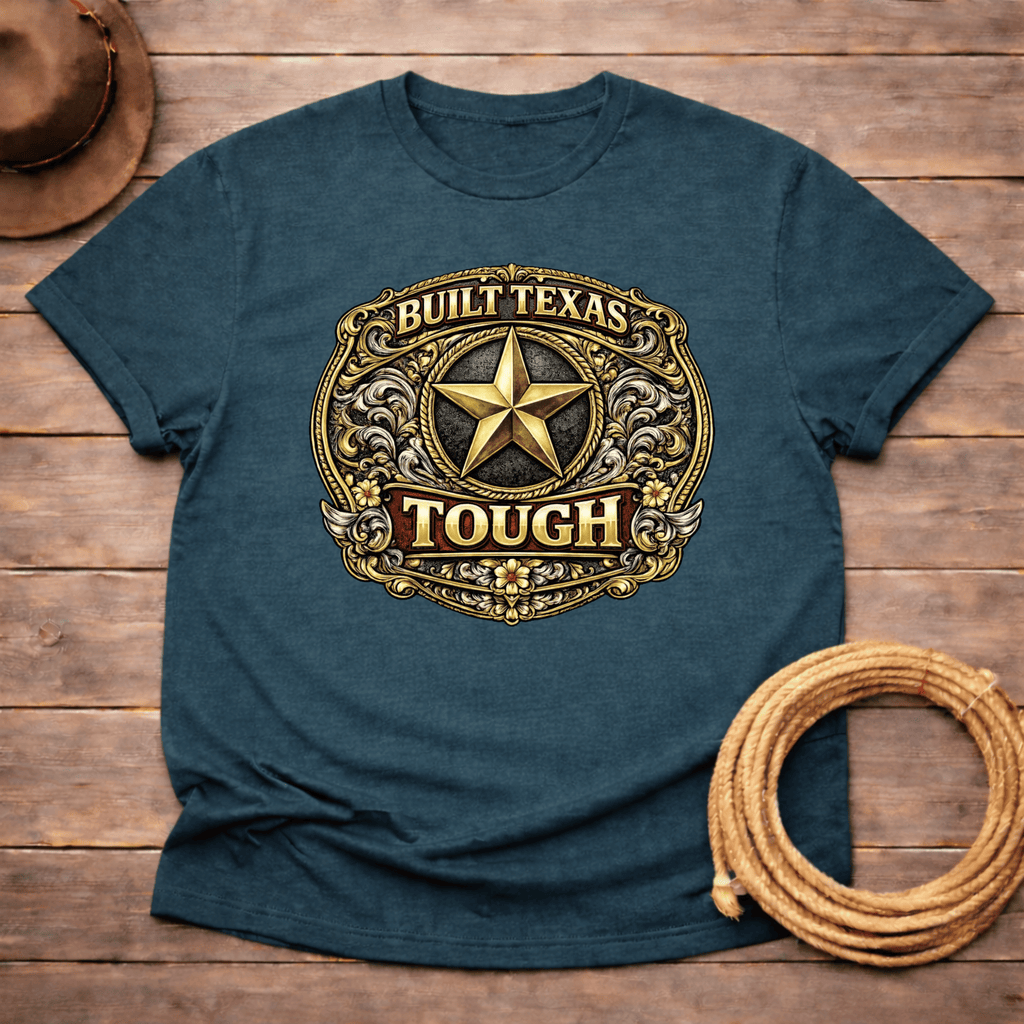 Built Texas Tough Buckle T-shirt