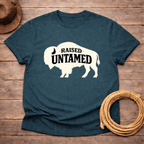 Raised Untamed While Buffalo T-shirt