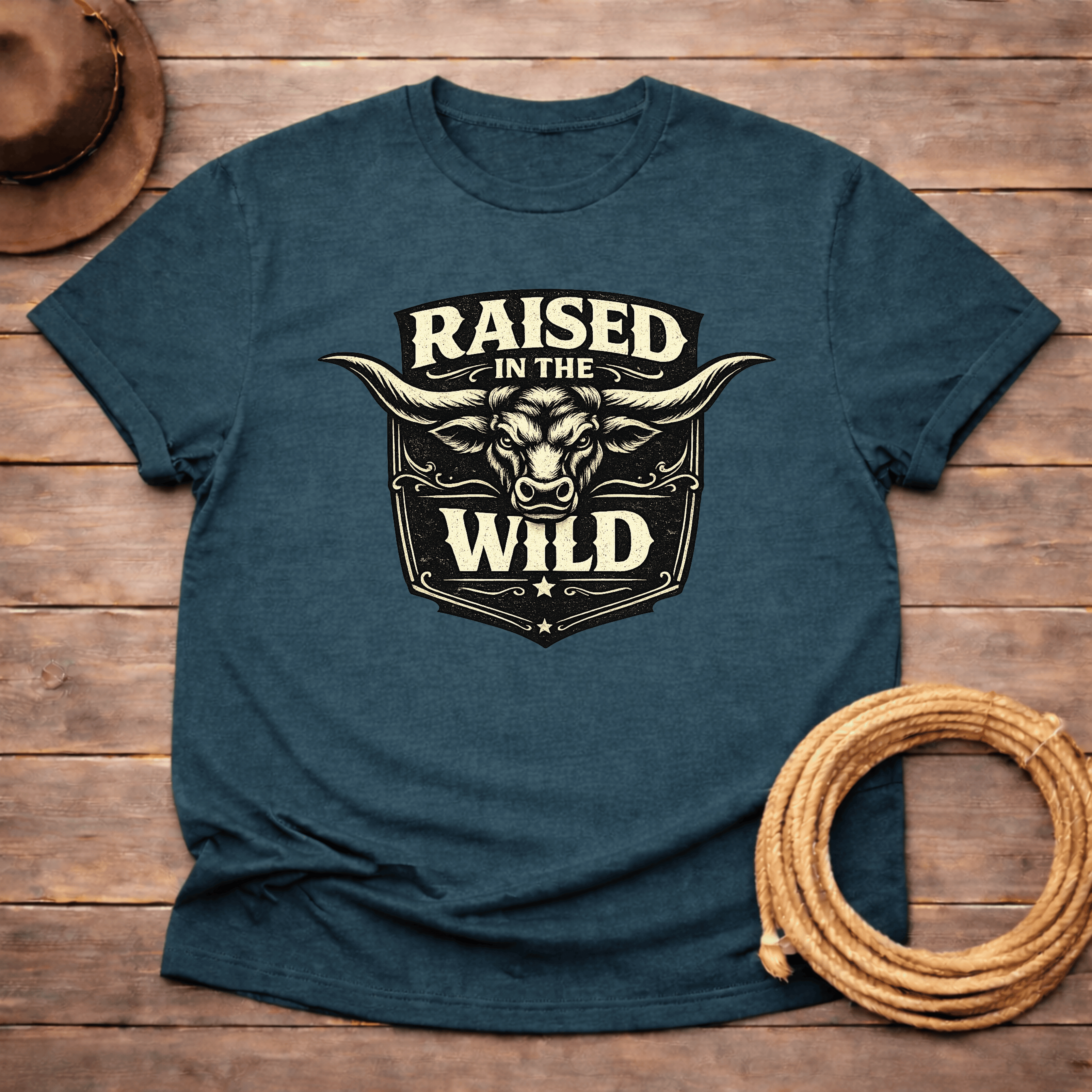 Raised in the Wild Longhorn T-shirt