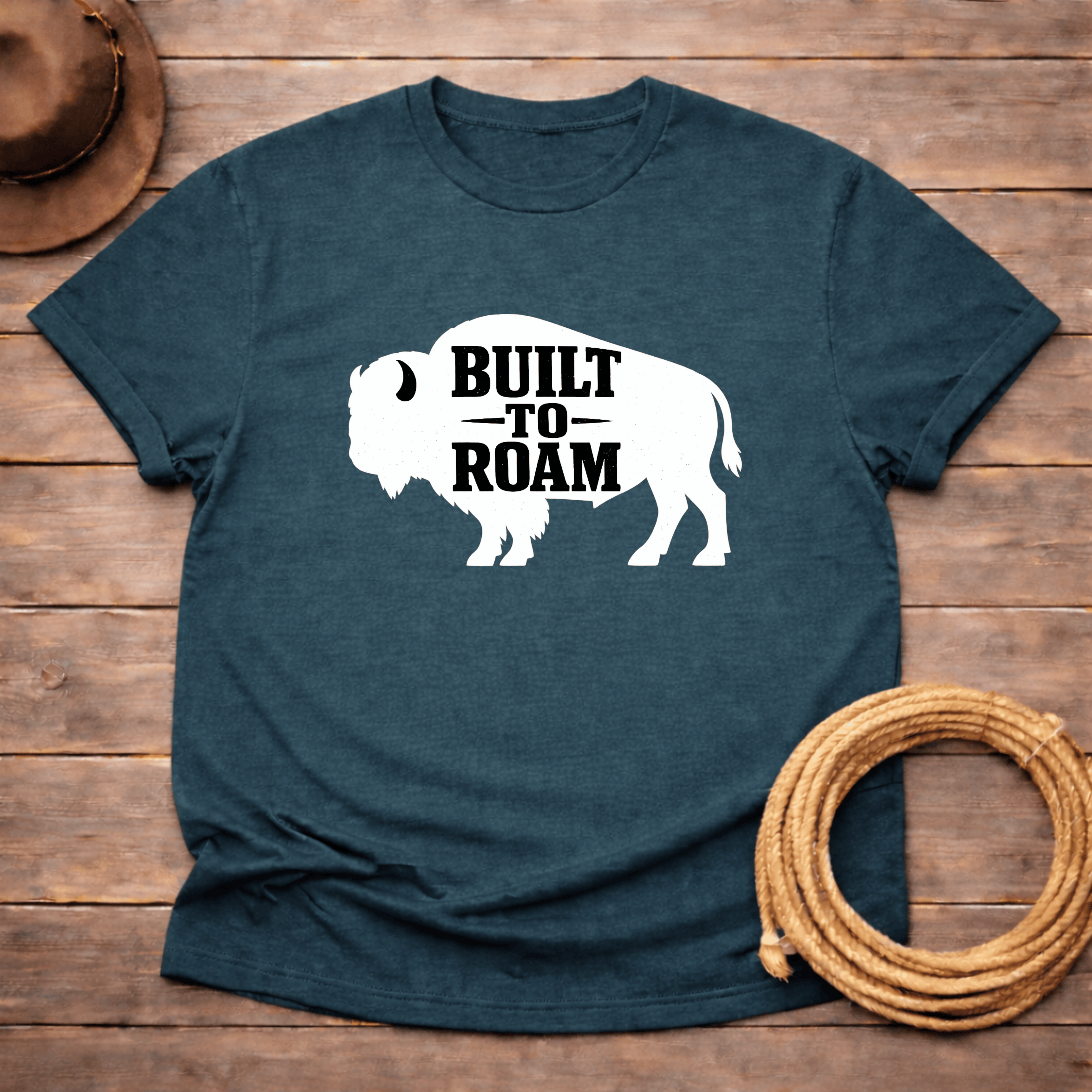 Built to Roam White Buffalo T-shirt