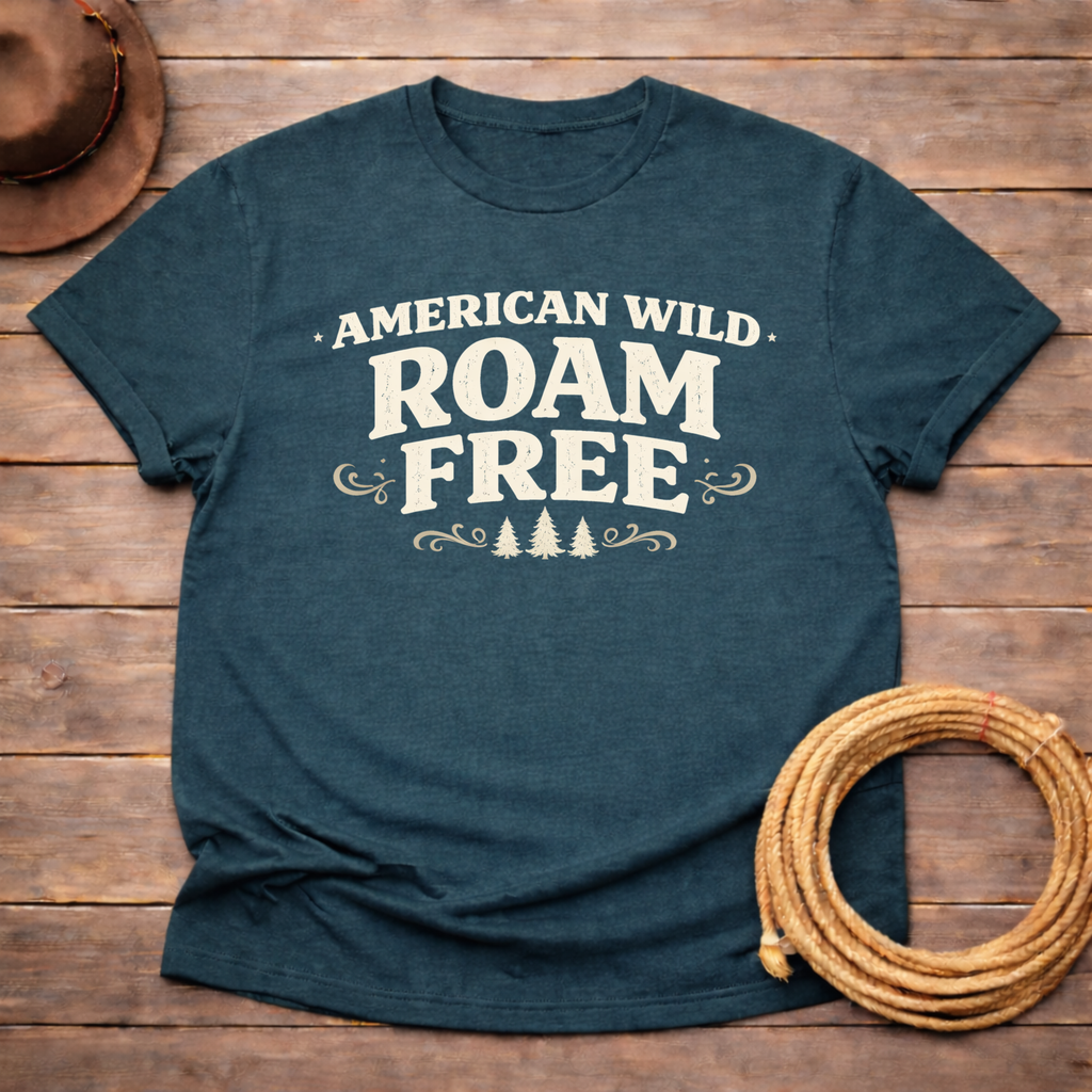 American Wild Roam Free T-shirt