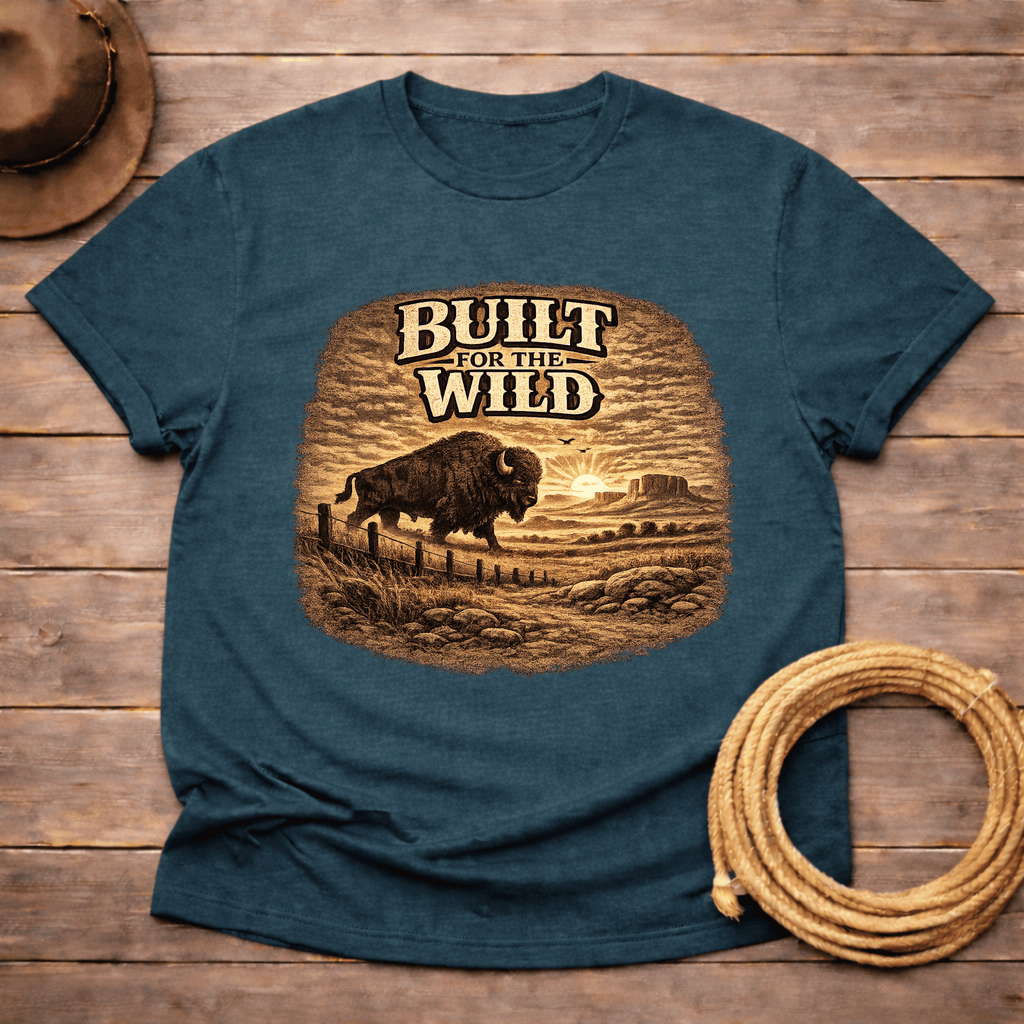 Built for the Wild Buffalo Prairie T-shirt